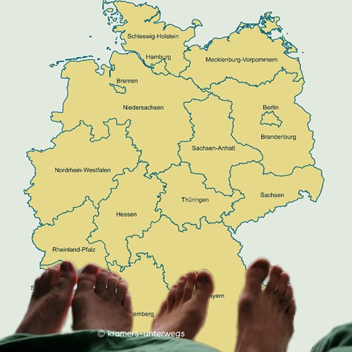 Mögliche Reiseziele in Deutschland