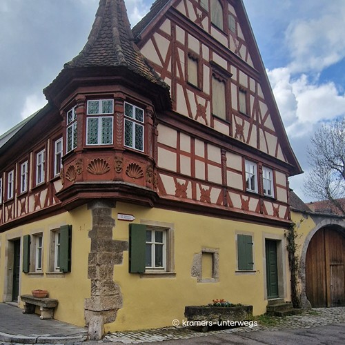 Fachwerkhaus in Rothenburg ob der Tauber