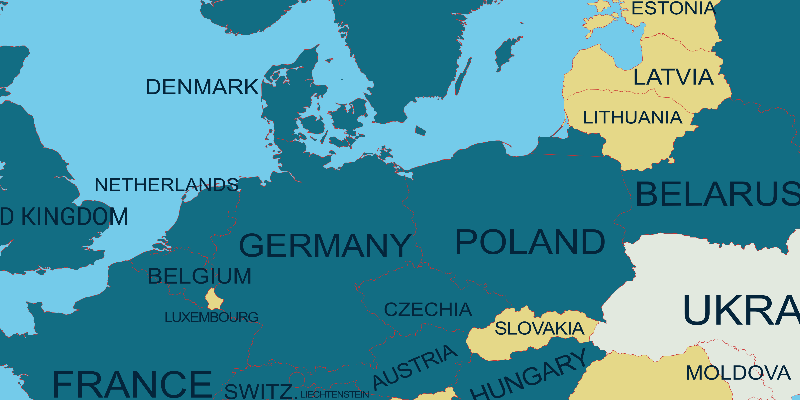 Unsere bereisten Länder in Mitteleuropa und weitere Reiseziele