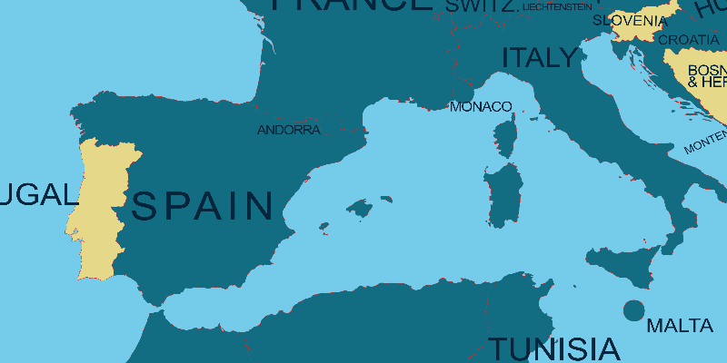 Unsere bereisten Länder in Südeuropa und weitere Reiseziele